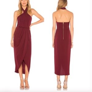 Shona Joy Maroon dress US Size 4 never worn